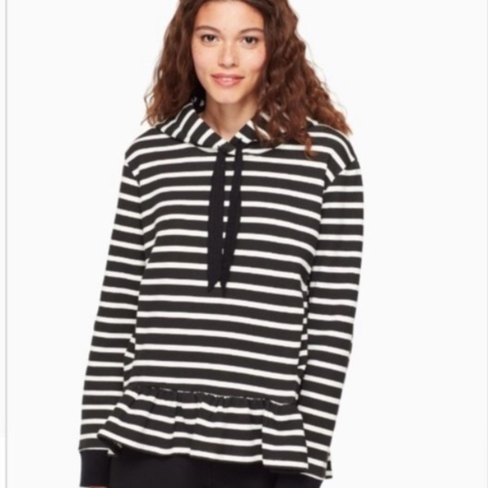 Kate Spade Broome Street Peplum Hoodie